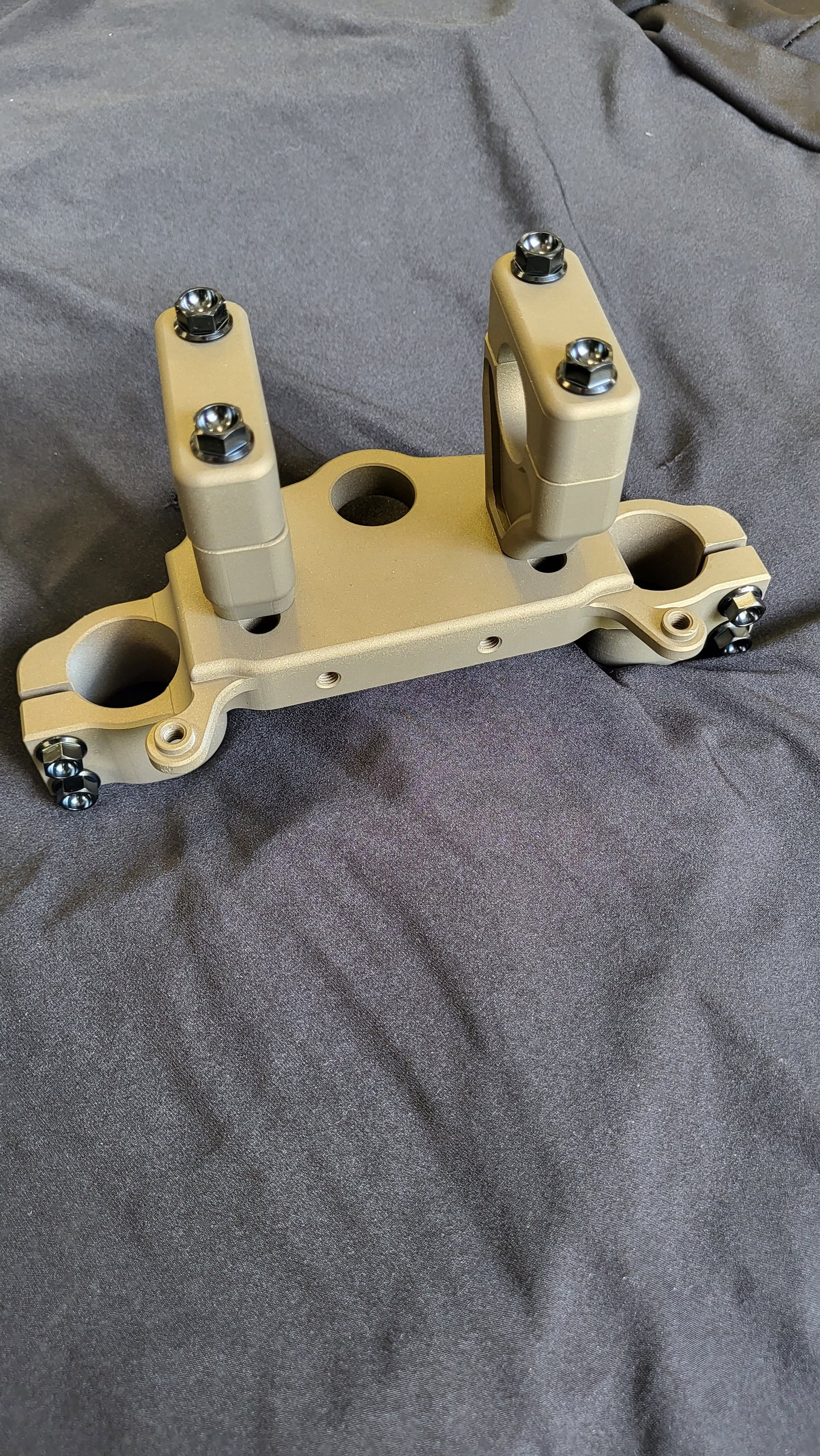 BILLET TOP CLAMP W/ BAR MOUNTS CRF110 / CRF125