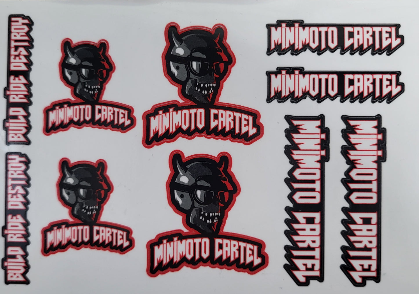 MMC HELMET SPONSOR DECAL STICKER SHEET