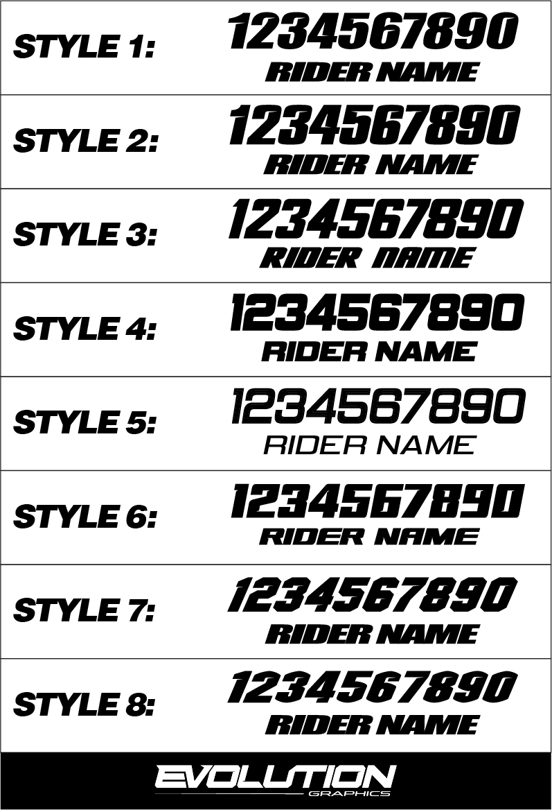 MINIMOTO CARTEL GRAPHICS KIT KLX110 2010+ 'DESTROY' SERIES