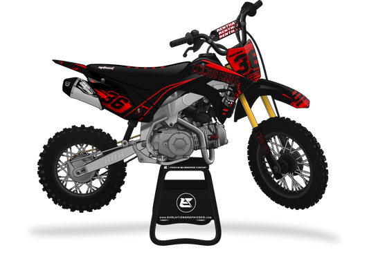 MINIMOTO CARTEL GRAPHICS HONDA CRF110 2019+ 'SPLICE' SERIES