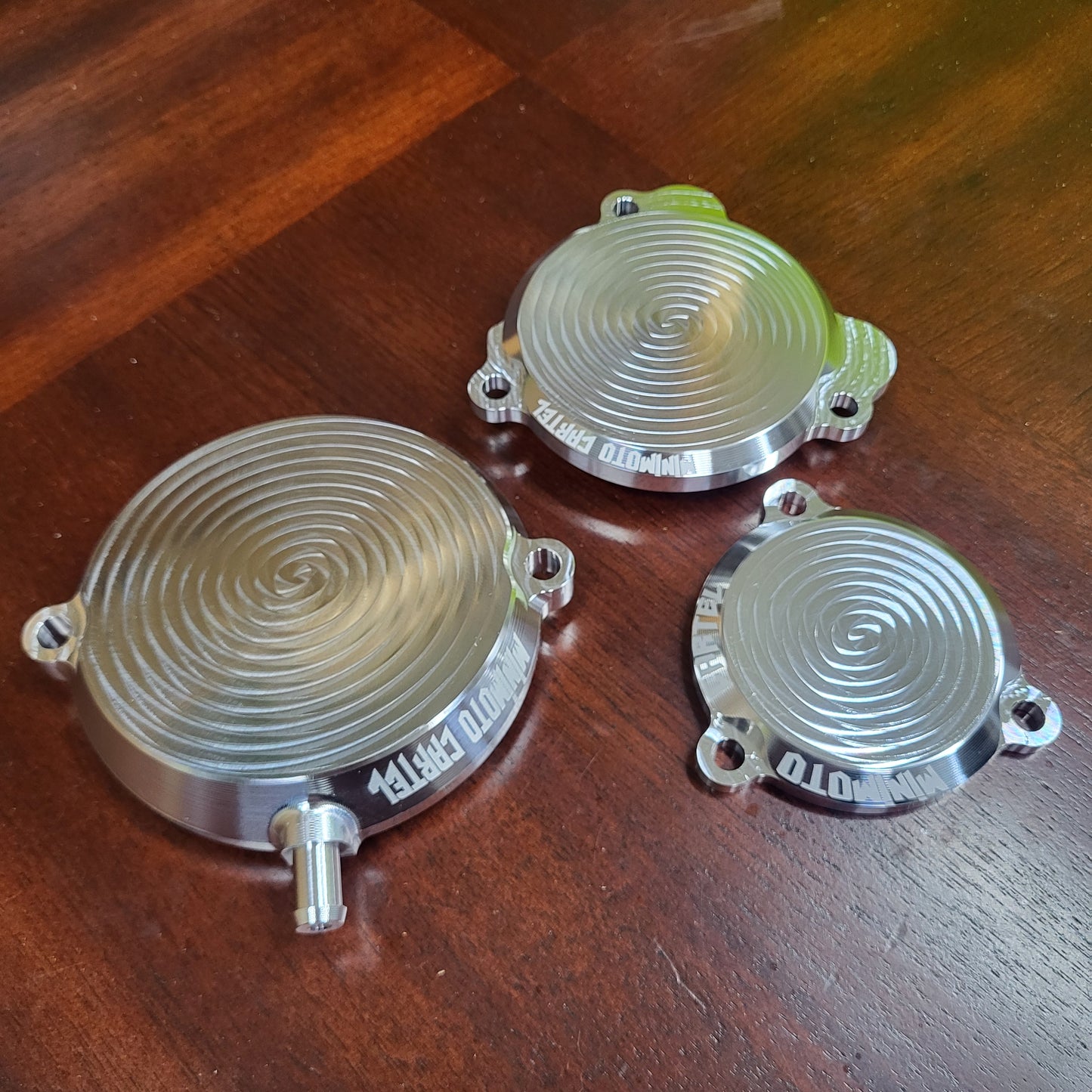 MINIMOTO CARTEL KAWASAKI KLX 140 BILLET ENGINE COVER SET