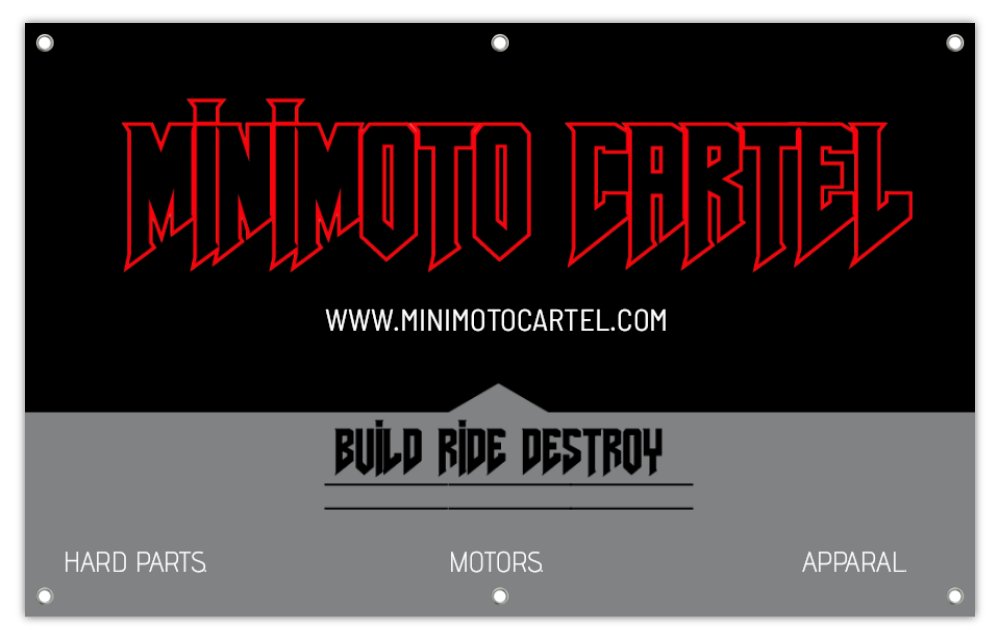 MINIMOTO CARTEL SHOP BANNER