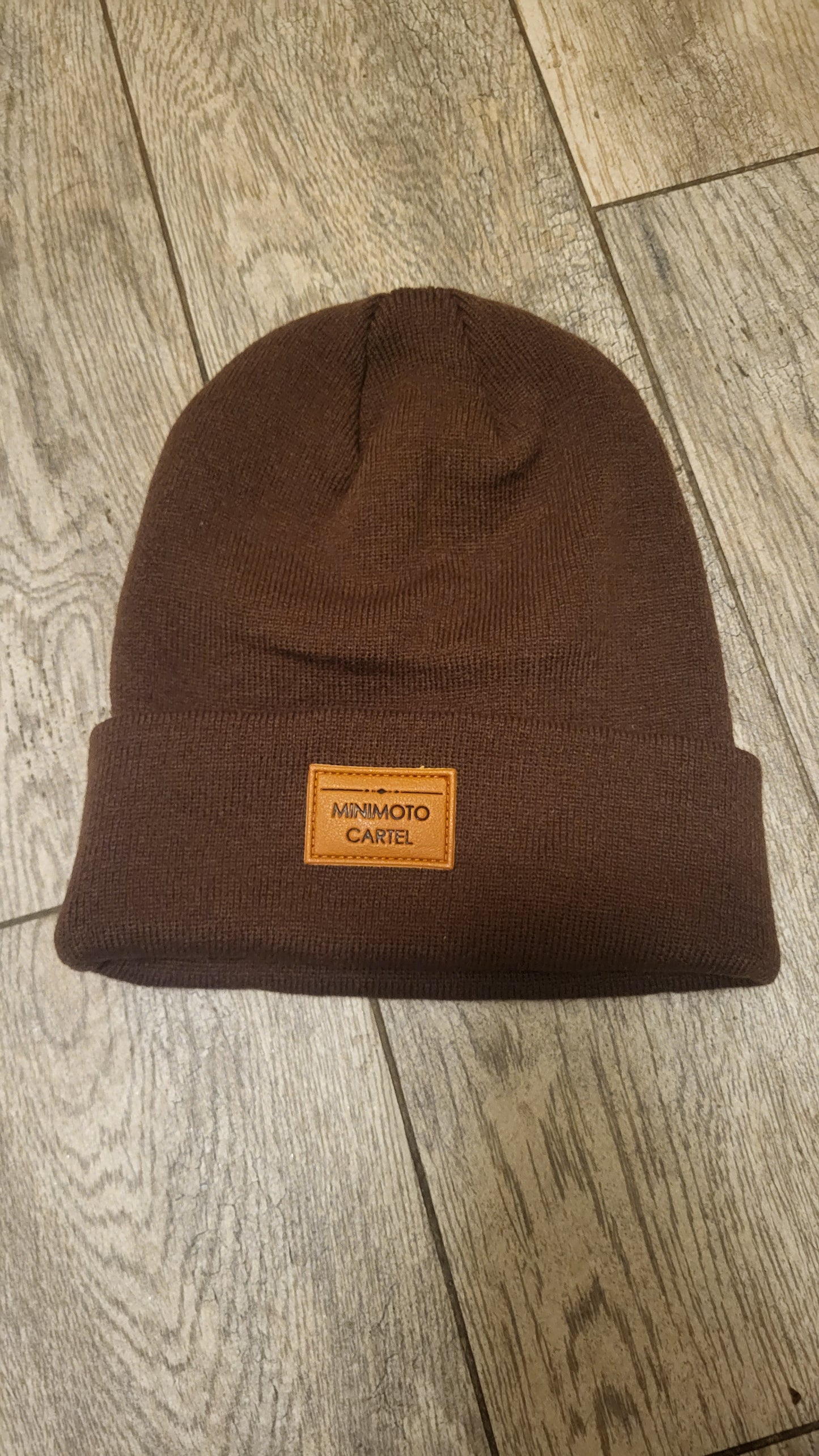 MMC BEANIE CAP W/ LEATHER PATCH