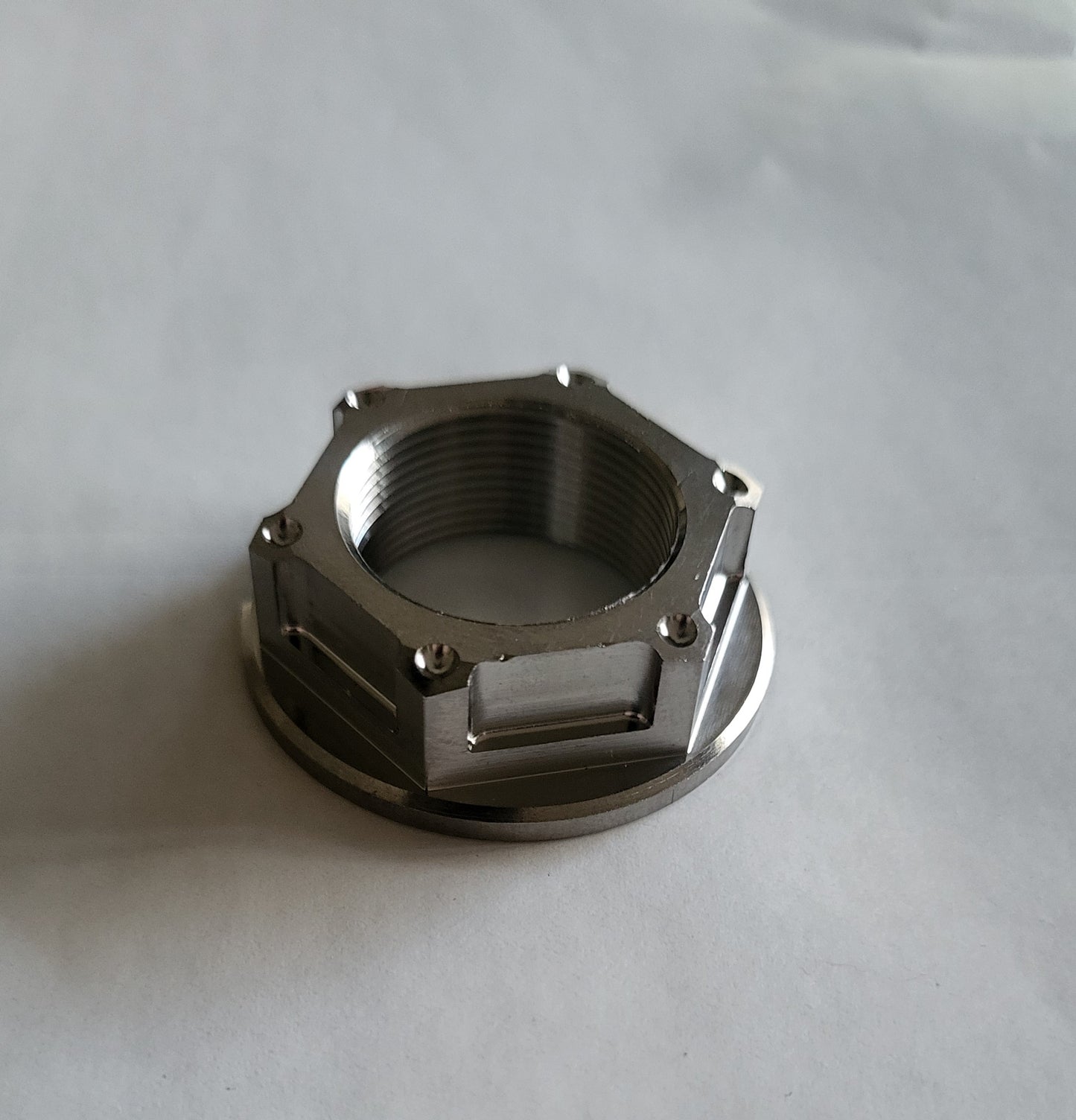 TITANIUM STEERING STEM NUT KAWASAKI KLX110 ALL