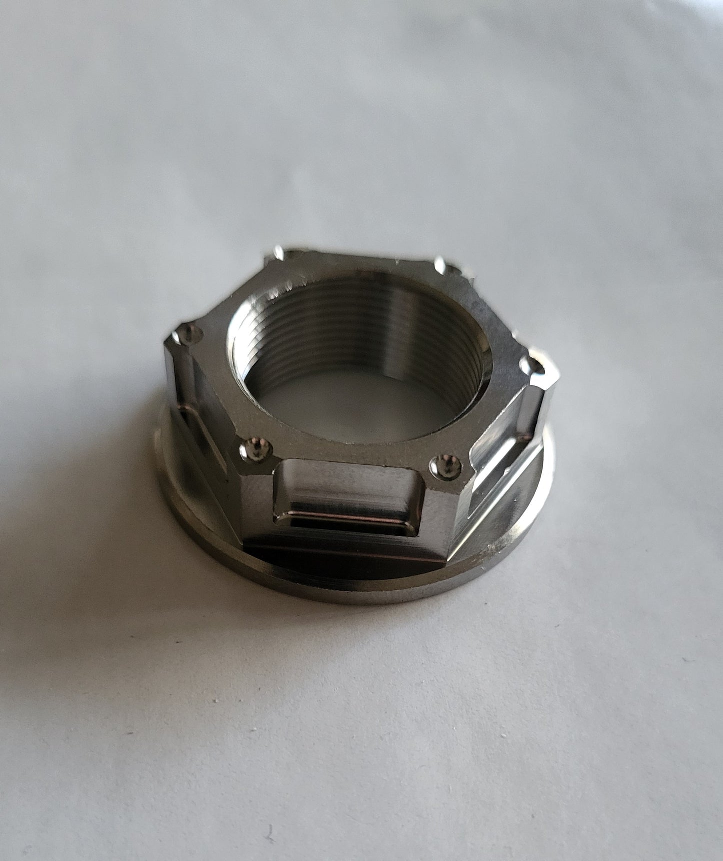 TITANIUM STEERING STEM NUT KAWASAKI KLX110 ALL