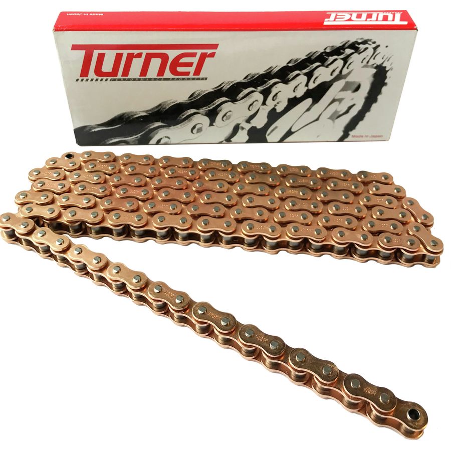 Turner Performance 420 Gold Racing Chain 130 Link