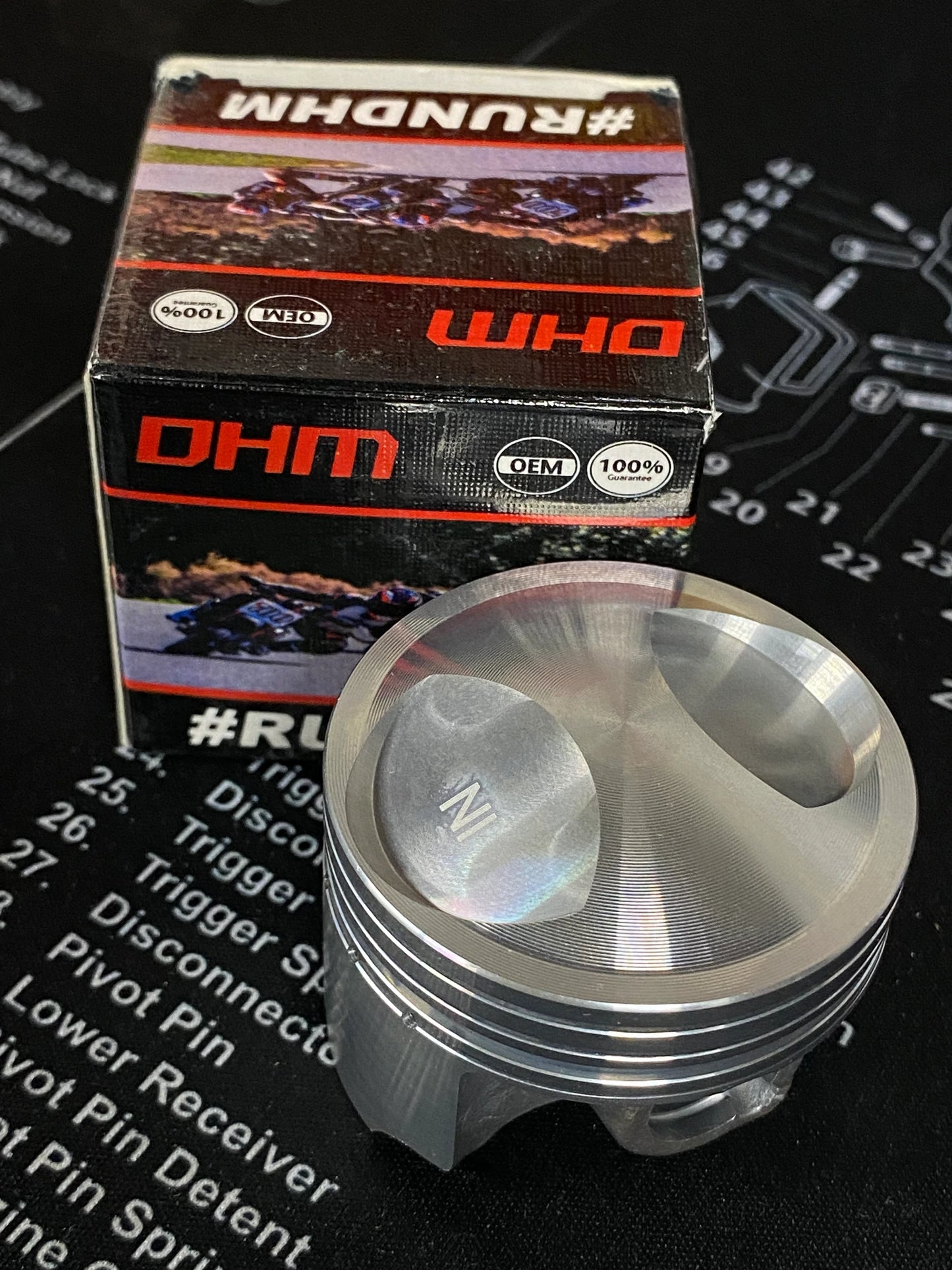 DHM High Compression Piston Stock Bore Honda CRF110